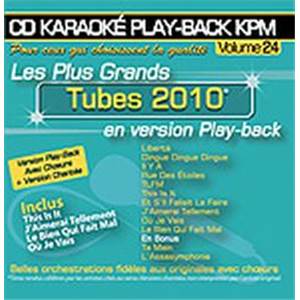COMPILATION - CD KARAOKE VOL.24 TUBES 2010 AVEC CHOEUR + VERSIONS CHANTEES