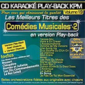 COMPILATION - CD KARAOKE VOL.19 COMEDIES MUSICALES 2 AVEC CHOEUR + VERSIONS CHANTEES