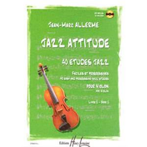 ALLERME JEAN MARC - JAZZ ATTITUDE VOL.2 40 ETUDES POUR VIOLON + CD