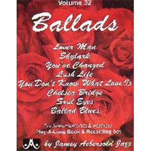 AEBERSOLD JAMEY - VOL. 032 BALLADS + CD