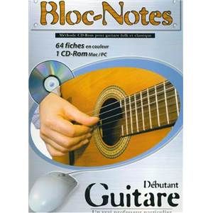 ROUX DENIS - BLOC NOTES GUITARE COUP DE POUCE TAB. + CD ROM