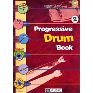 ROS EDDY - PROGRESSIVE DRUM BOOK 2 + CD - BATTERIE    DESTOCKAGE