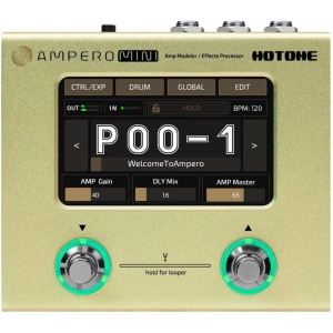 MULTI-EFFETS GUITARE HOTONE MP-50 MG Ampero Mini (Marigold) 