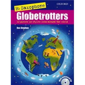 COMPILATION - SAXOPHONE GLOBETROTTERS (B FLAT EDITION) + CD SAXOPHONE SIB /PIANO