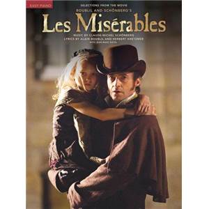BOUBLIL / SCHONBERG - LES MISERABLES SELECTION FROM THE MOVIE EASY PIANO