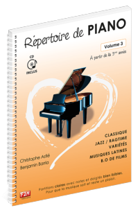 ASTIE CHRISTOPHE / BARRIA BENJAMIN - REPERTOIRE DE PIANO VOLUME 3 AVEC CD