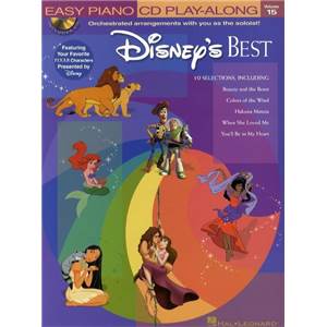 COMPILATION - EASY PIANO CD PLAY ALONG VOL.15 DISNEY'S BEST + CD