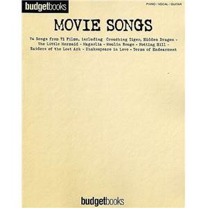 COMPILATION - BUDGET BOOKS MOVIE 74 SONGS P/V/G Épuisé