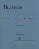 BRAHMS JOHANNES - EXERCICES (51) - PIANO