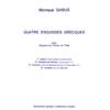 GABUS MONIQUE - 4 ESQUISSES GRECQUES - VOIX ET FLUTE