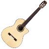 GUITARE CLASSIQUE ELECTRO-ACOUSTIQUE CORDOBA FUSION 12 NATUREL SP avec HOUSSE CO142K