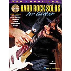 HANSON PAUL - HARD ROCK SOLOS GUITAR REH TAB. + CD