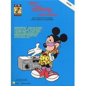 DISNEY - EASY FAVORITES VIOLON + CD