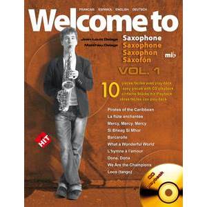 COMPILATION - WELCOME TO SAXOPHONE VOL.1 MIB + CD