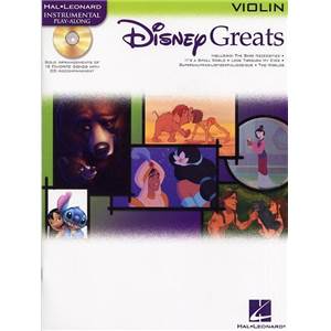 DISNEY - INSTRUMENTAL PLAY-ALONG GREATS VIOLIN FOR VIOLIN + ONLINE AUDIO ACCESS