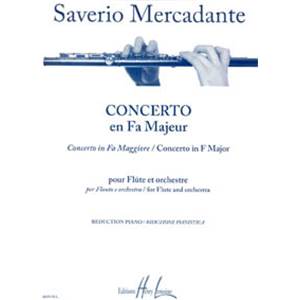 MERCADANTE SEVERIO - CONCERTO EN FA MAJ. - FLUTE ET PIANO