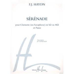 HAYDN JOSEPH - SERENADE - CLARINETTE SIB OU SAXOPHONE MIB ET PIANO