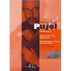 PUJOL MAXIMO DIEGO - GUERNICA - GUITARE ET QUATUOR A CORDES (CONDUCTEUR ET PARTIES)