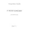 VALLEE GR - PETIT CONCERT N1 - VIOLONCELLE ET PIANO