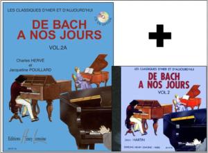 HERVE CHARLES / POUILLARD JACQUELINE - DE BACH A NOS JOURS VOL.2A + CD