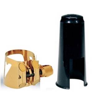 LIGATURE SAXOPHONE TENOR VANDOREN OPTIMUM + COUVRE BEC