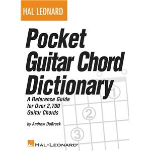 DUBROCK ANDREW - HAL LEONARD POCKET GUITAR CHORD DICTIONARY (DICTIONNAIRE D'ACCORDS)