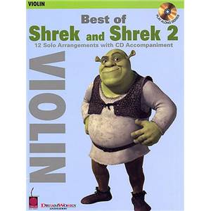 COMPILATION - SHREK AND SHREK 2, BEST OF (VIOLIN) + CD