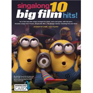 COMPILATION - SINGALONG 10 BIG FILM HITS + DOWNLOAD CARD