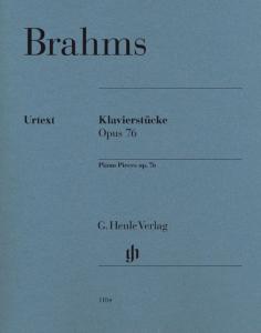 BRAHMS JOHANNES - PIECES OPUS 76 NOUVELLE EDITION - PIANO