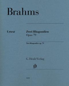 BRAHMS JOHANNES - RHAPSODIES (2) OP.79 NOUVELLE EDITION - PIANO