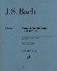 BACH JEAN SEBASTIEN - OUVERTURE A LA FRANCAISE BWV831 EN SI MINEUR (SANS DOIGTES) - PIANO