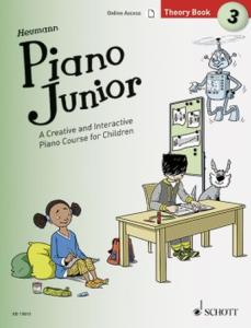 HEUMANN HANS GUNTER - PIANO JUNIOR : THEORY BOOK 3 +ONLINE ACCESS