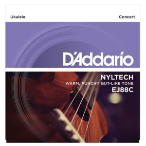 JEU DE CORDES UKULELE CONCERT D'ADDARIO NYLTECH EJ88C