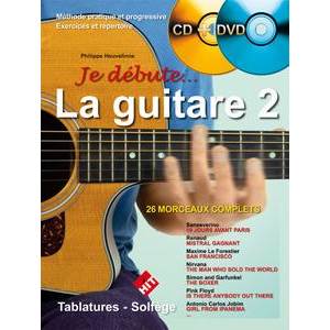 HEUVELINNE PHILIPPE - JE DEBUTE ...LA GUITARE VOL.2 + CD + DVD