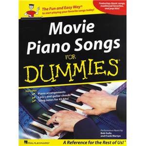 COMPILATION - MOVIE PIANO SONGS FOR DUMMIES (POUR LES NULS) 40 SONGS P/V/G