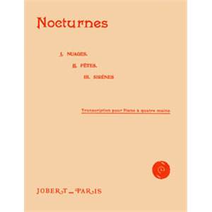 CLAUDE DEBUSSY - 3 NOCTURNES : NUAGES - FETES - PIANO A 4 MAINS