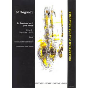 PAGANINI NICCOLO - CAPRICES (24) VOL.1 - SAXOPHONE SOLO