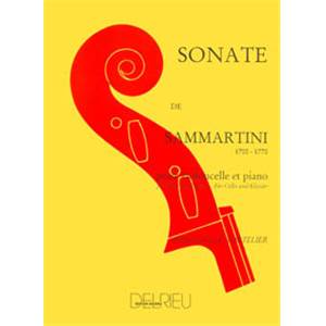 SAMMARTINI G B - SONATE EN SOL MAJ. - VIOLONCELLE ET PIANO