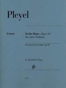 PLEYEL IGNAZ - SIX DUOS OPUS 23 - DEUX VIOLONS