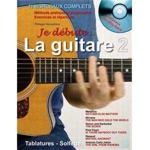 HEUVELINNE PHILIPPE - JE DEBUTE LA GUITARE VOL.2 + CD