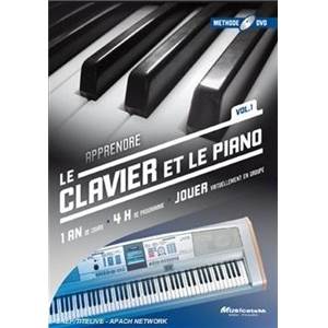 METHODE DE CLAVIER ET PIANO 1 AN DE COURS DVD