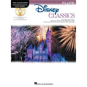 DISNEY - CLASSICS FLUTE (FLUTE TRAVERSIERE) PLAY ALONG + CD