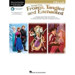 COMPILATION - INSTRUMENTAL PLAY ALONG FROZEN TANGLED VIOLONCELLE + CD