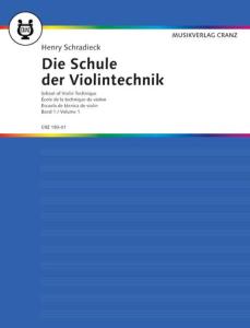 SCHRADIECK HEINRICH - ECOLE DE LA TECHNIQUE VOL.1 - VIOLON