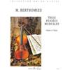 MARC BERTHOMIEU - 3 PENSEES MUSICALES - VIOLON ET PIANO
