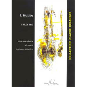 MATITIA JEAN - CRAZY RAG - SAXOPHONE (MIB OU SIB) ET PIANO