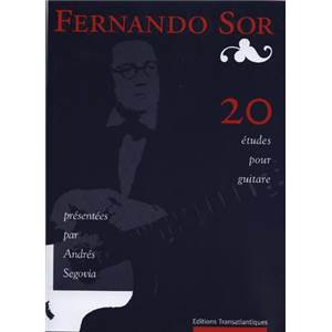 SOR FERNANDO - 20 ETUDES POUR GUITARE