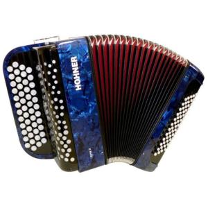 ACCORDEON BOUTONS HOHNER NOVA II 80 BLEU