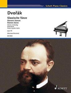 DVORAK ANTON - DANSES SLAVES OPUS 46 - PIANO A 4 MAINS