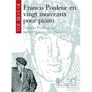 POULENC FRANCIS - THE BEST OF POULENC (20 PIECES) PIANO